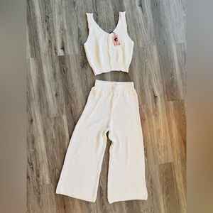 Sincerely Jules white crochet set